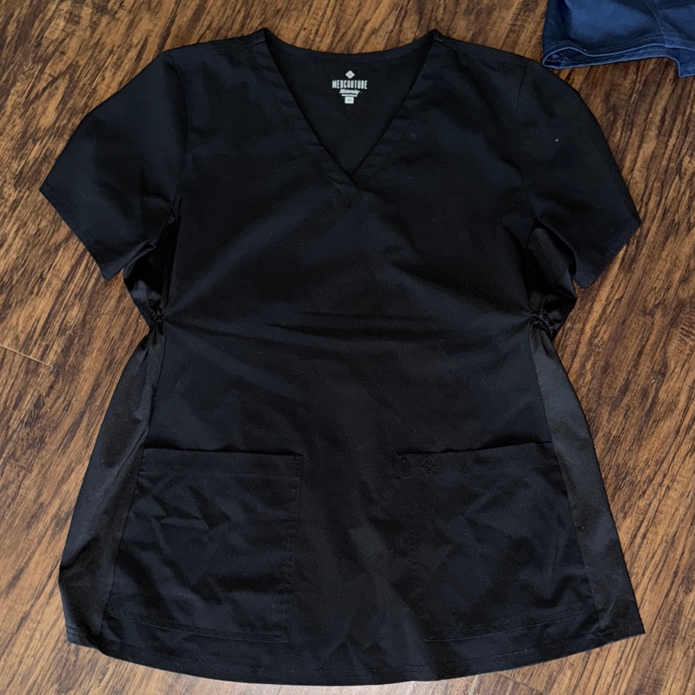 Womens black maternity top MEDCOUTURE